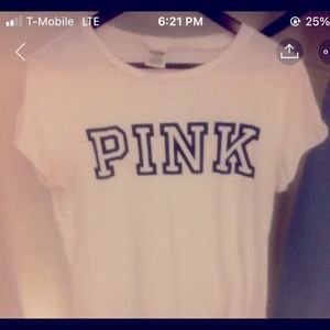 PINK Short Sleeveperfect crew Tee